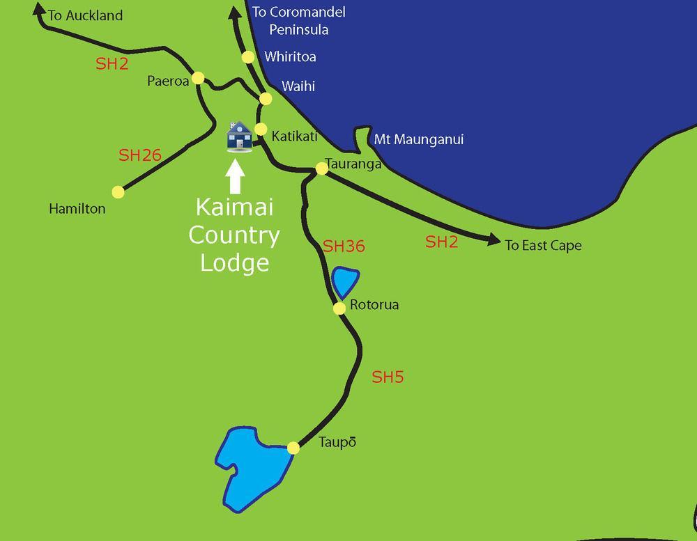 Kaimai Country Lodge กาติกาติ ภายนอก รูปภาพ